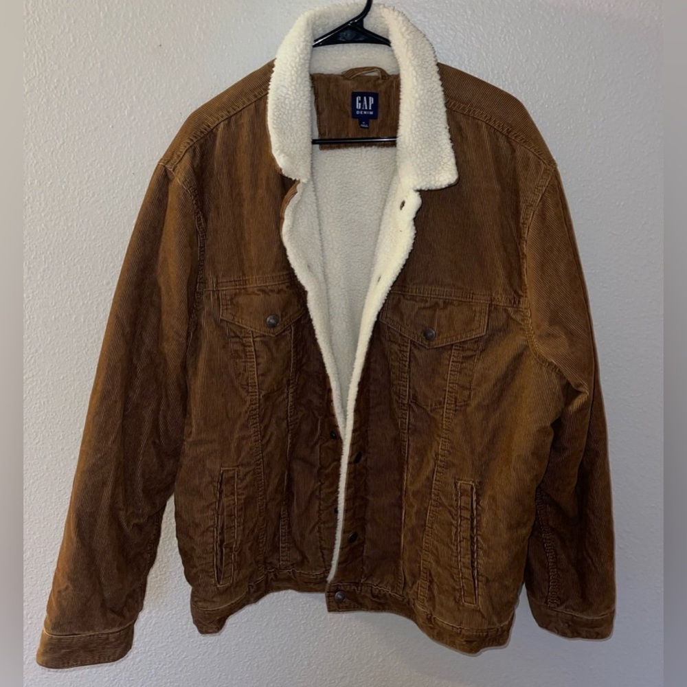 Gap Men's Brown and Tan Jacket